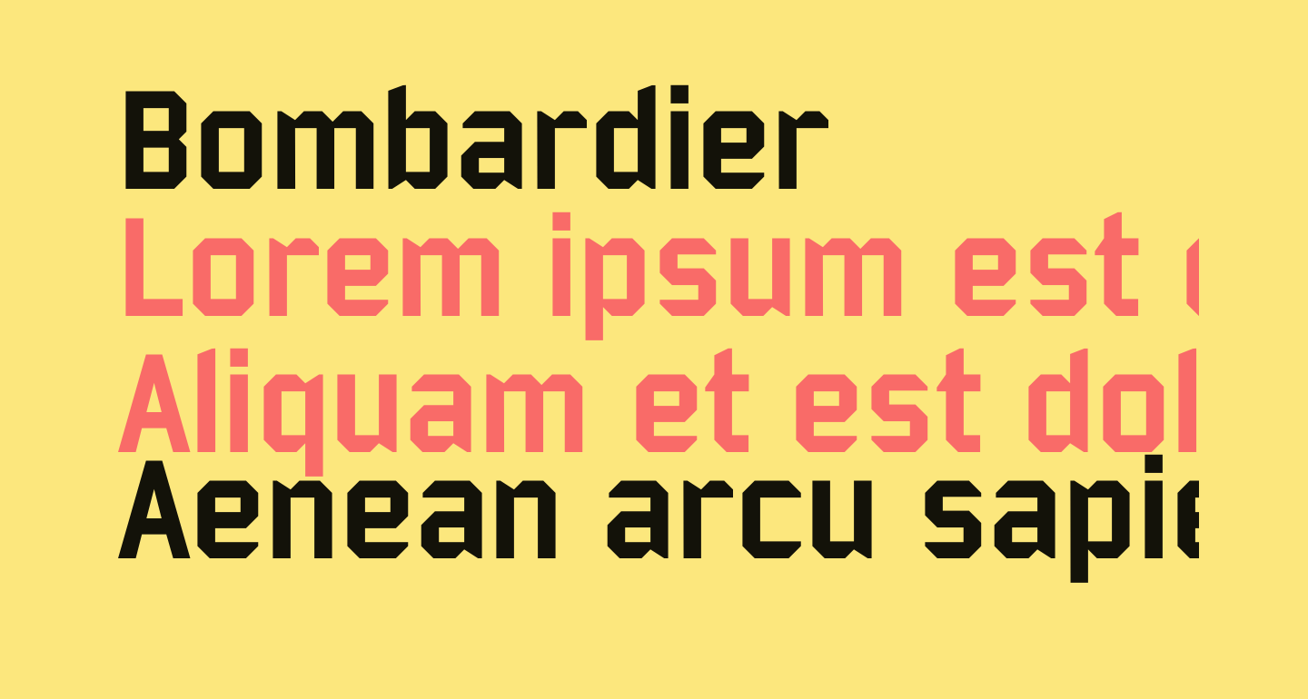 Bombardier free Font What Font Is