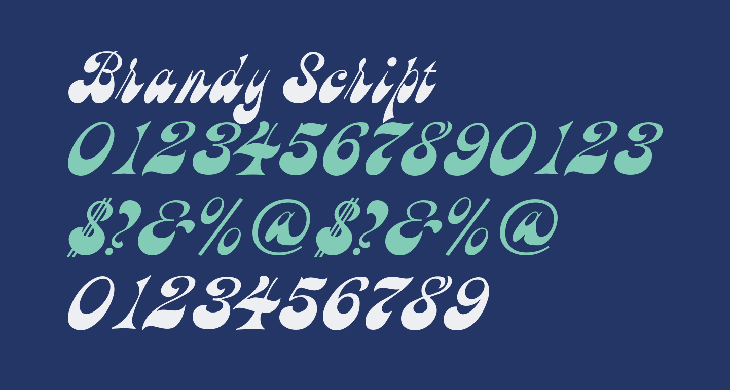 Brandy Script free Font What Font Is