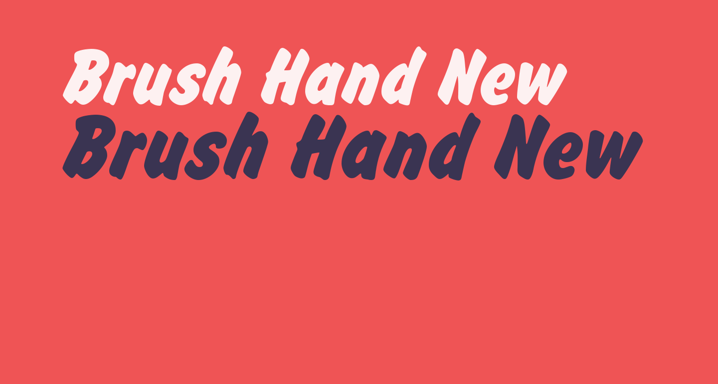 Brush Hand New free Font What Font Is