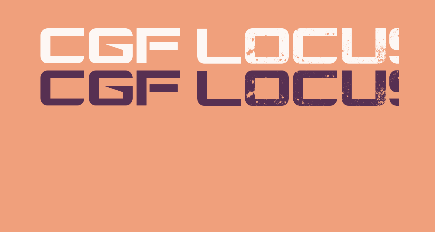 CGF Locust Resistance free Font What Font Is