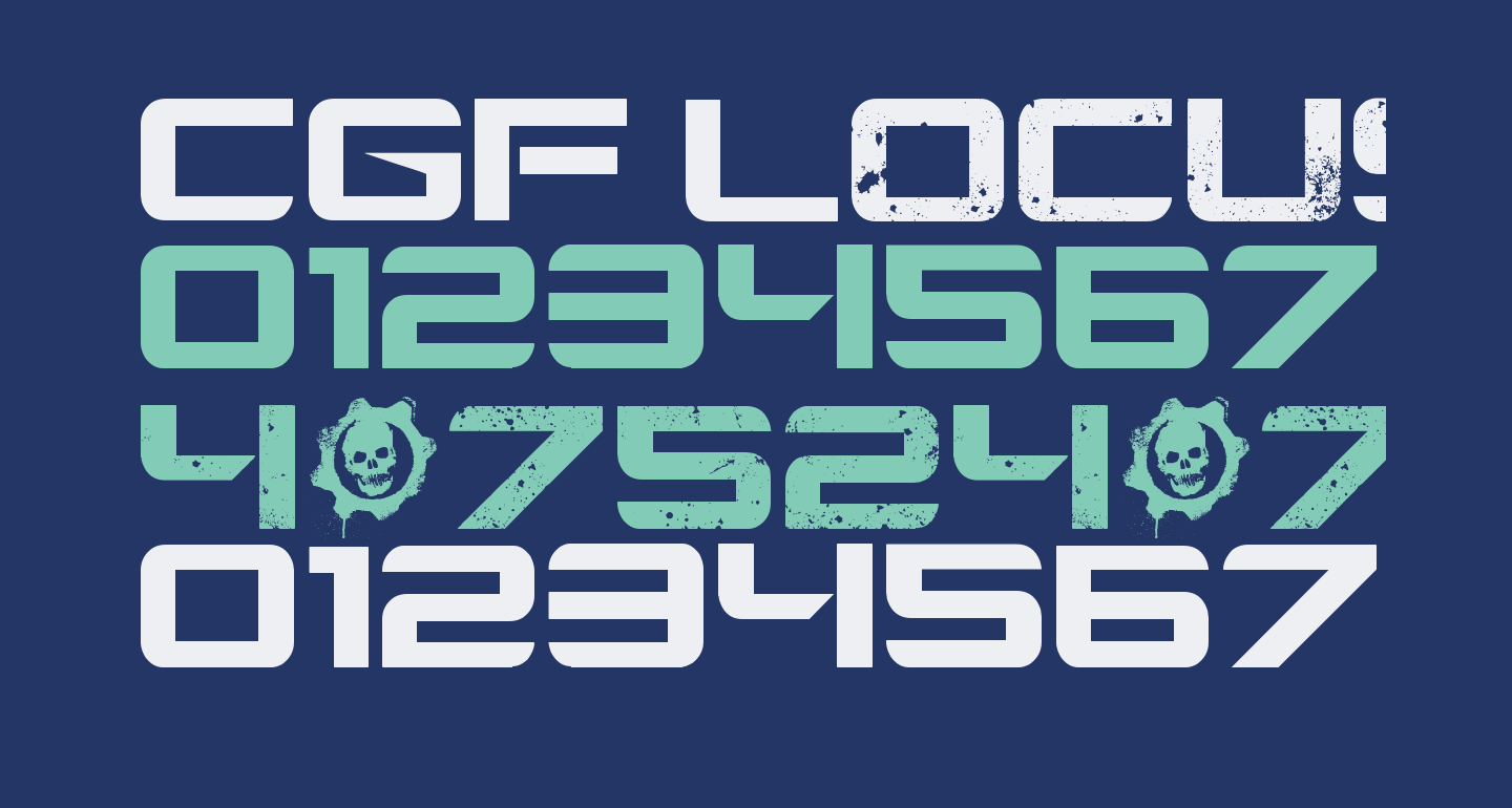 CGF Locust Resistance free Font What Font Is