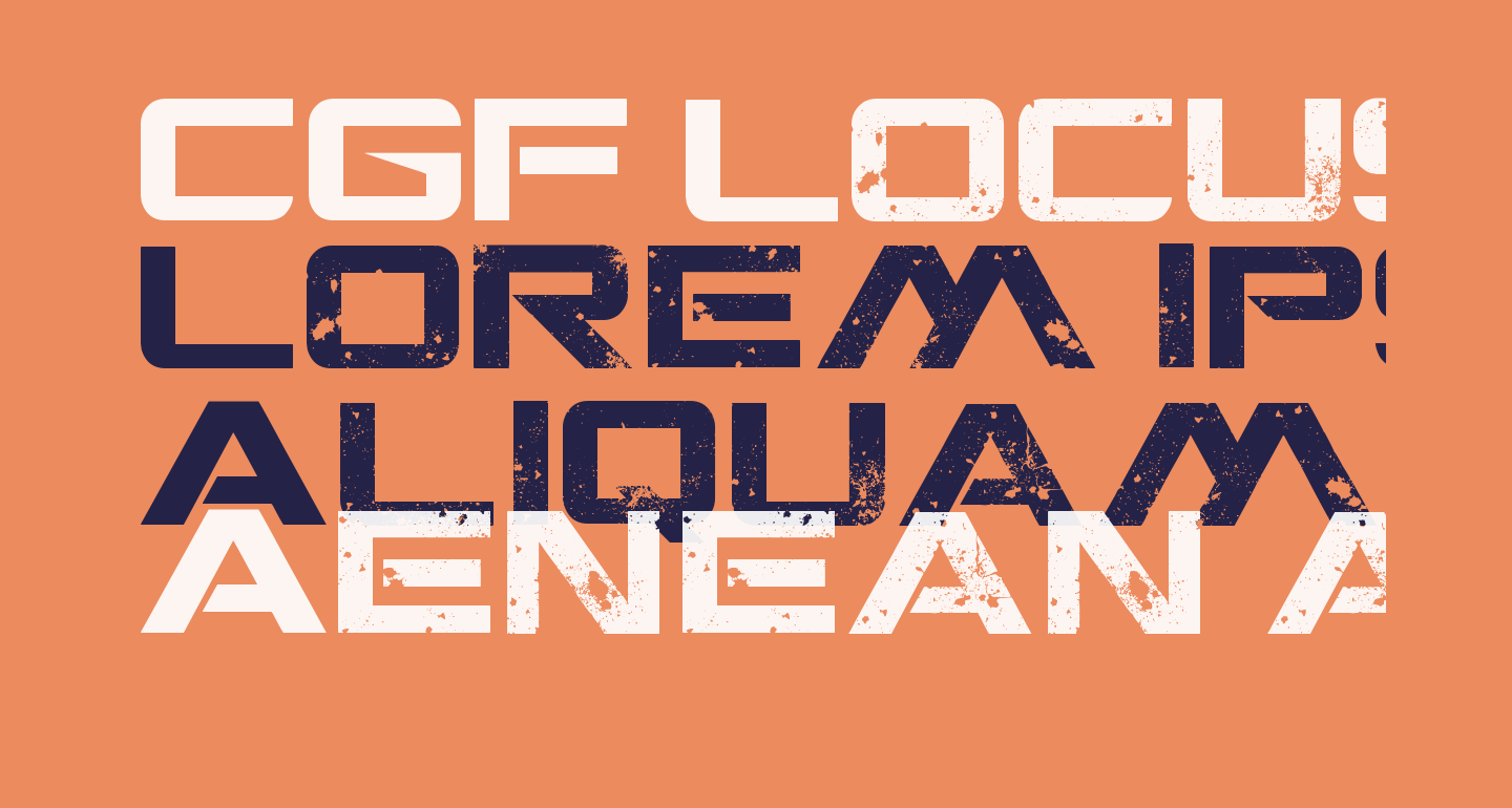 CGF Locust Resistance free Font What Font Is