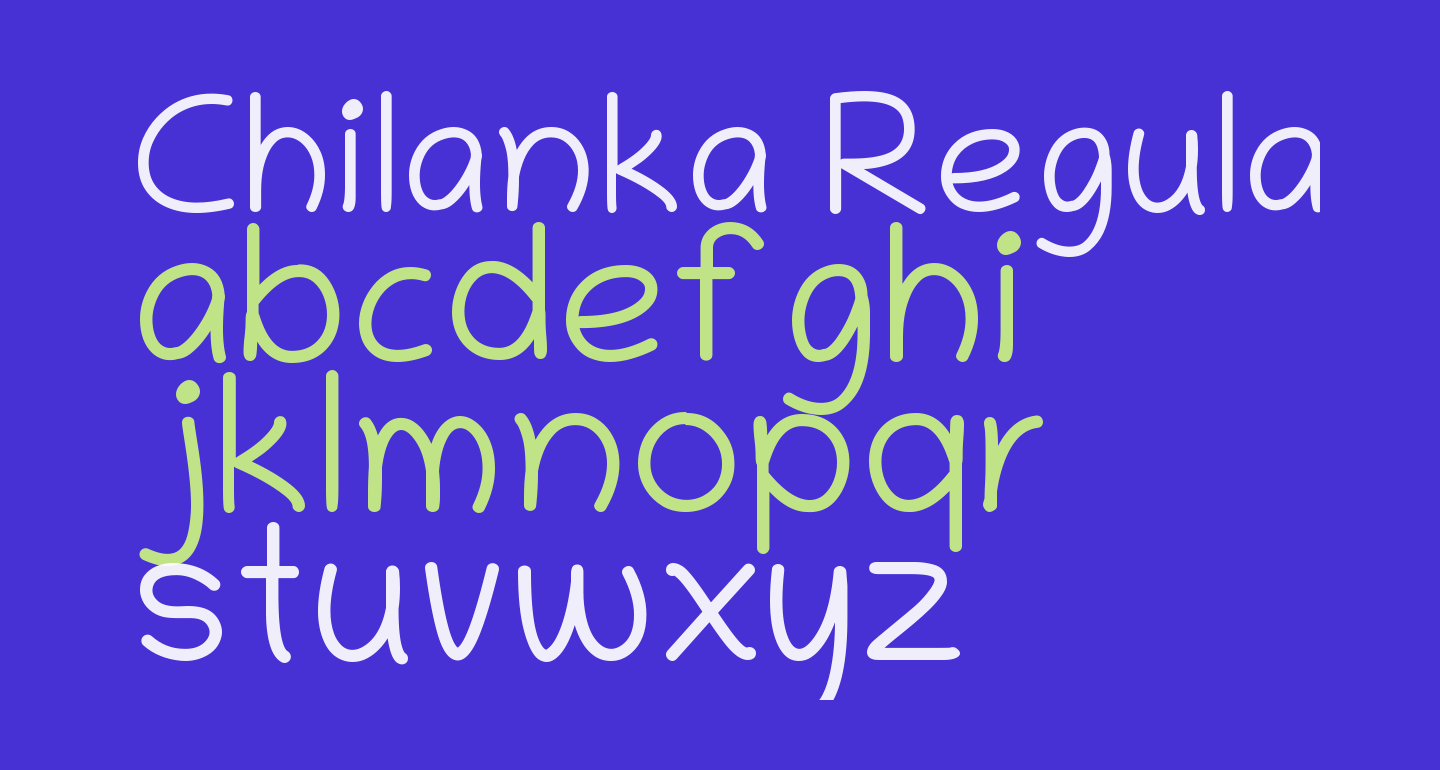 Chilanka Regular free Font - What Font Is