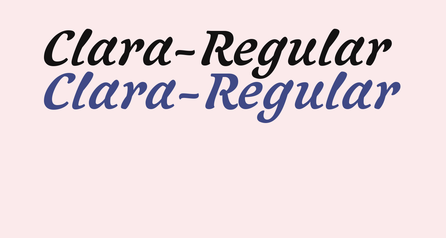 clara-regular-free-font-what-font-is