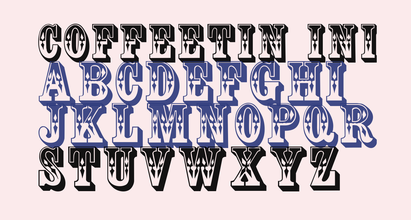 Download CoffeeTin Initials free Font - What Font Is