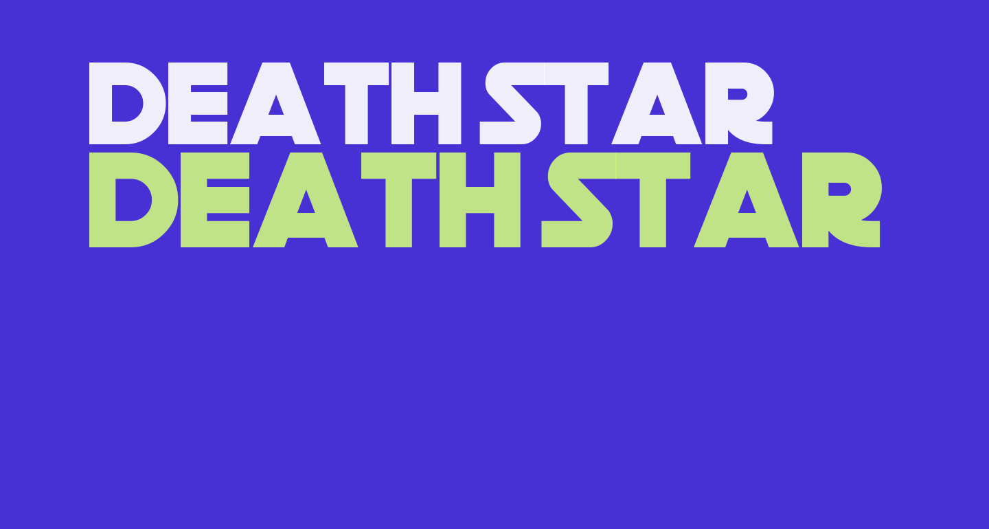 Death Star free Font What Font Is