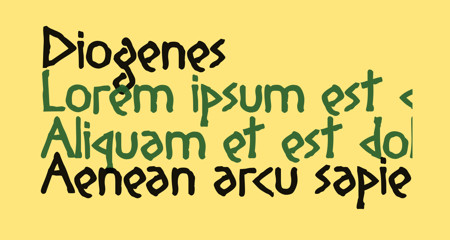 Diogenes free Font - What Font Is