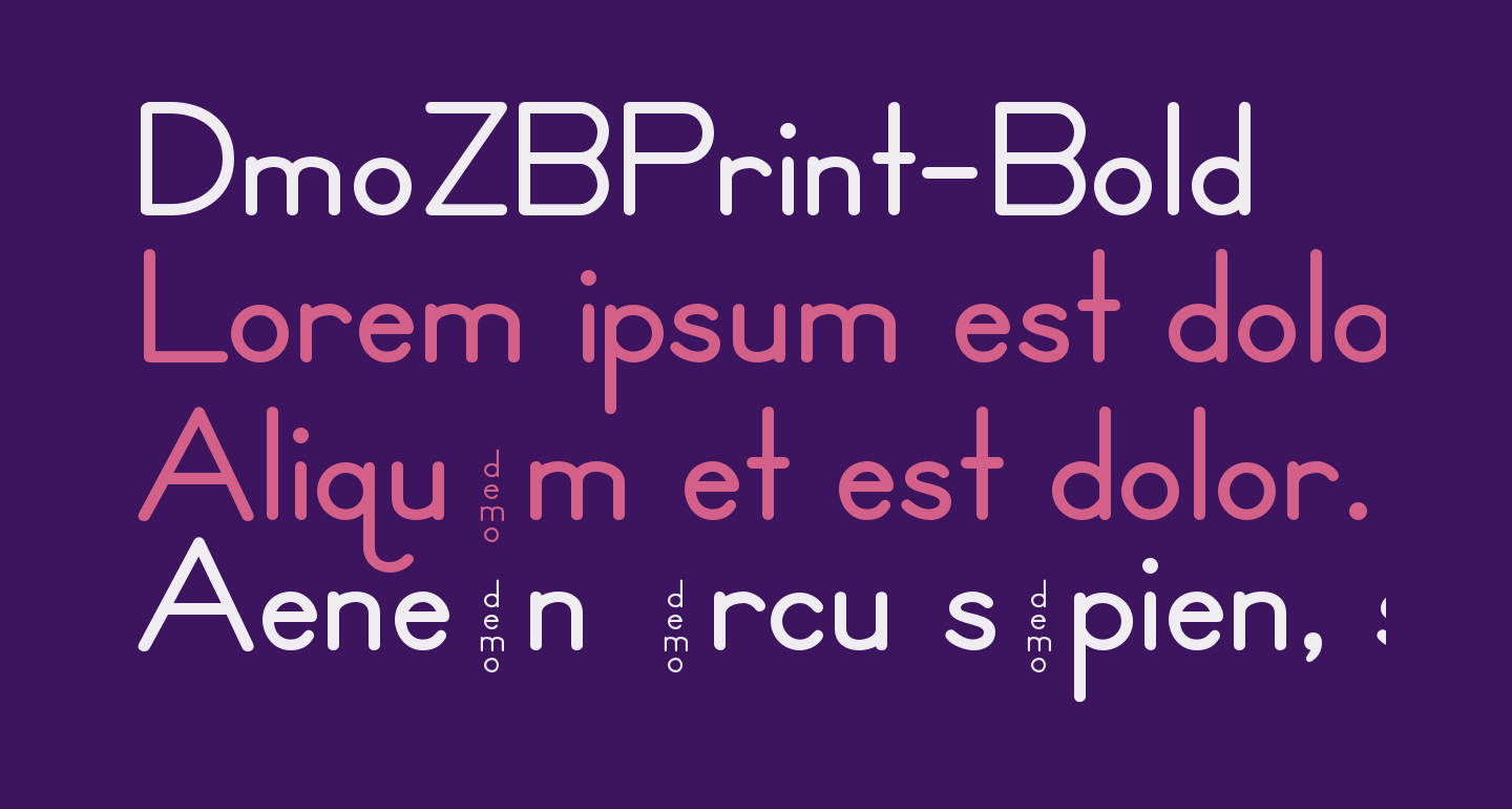 Dmozbprint Bold Free Font What Font Is