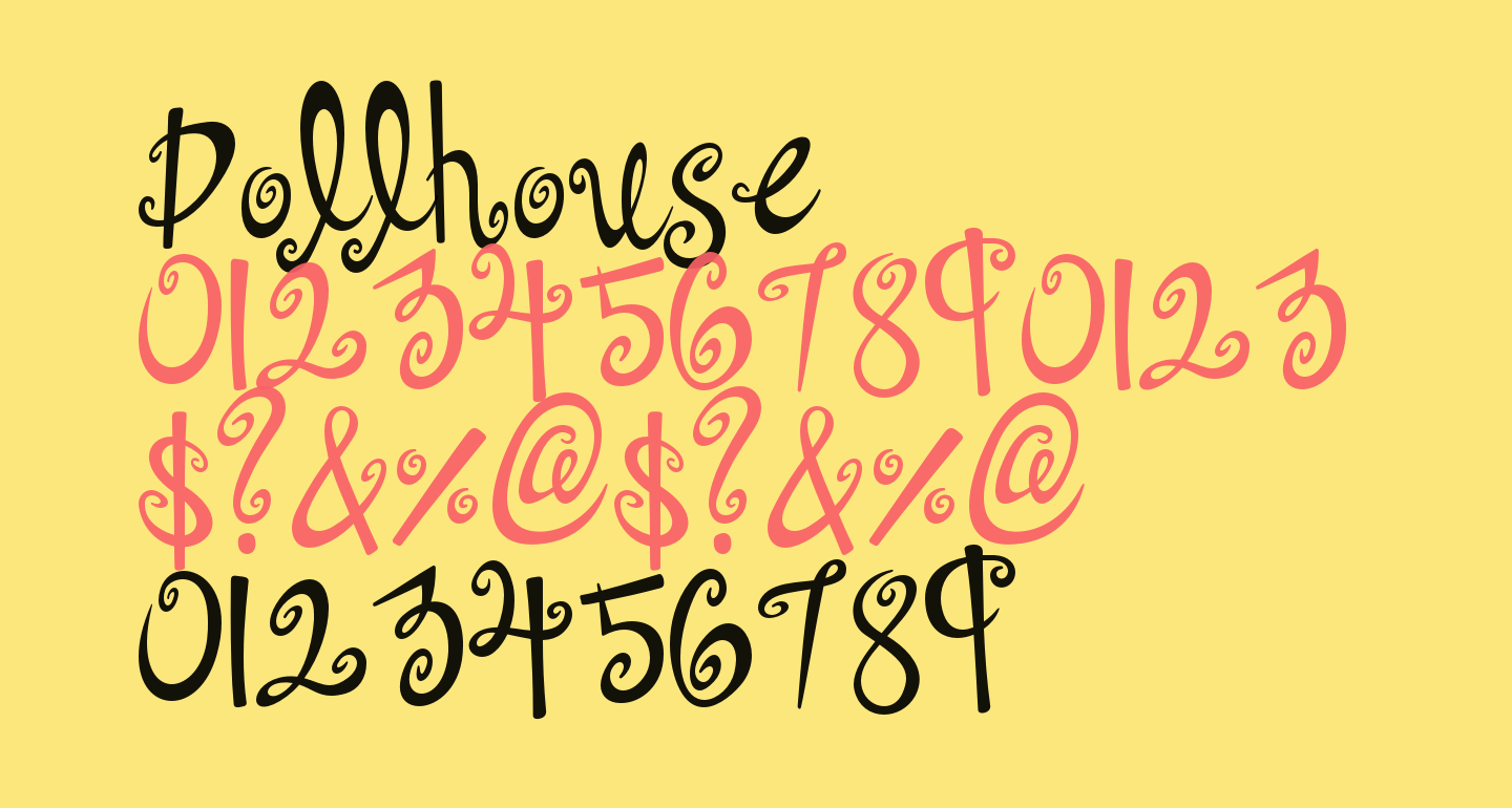 Dollhouse free Font What Font Is