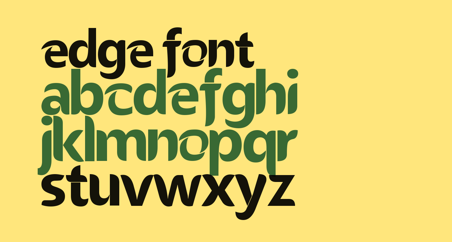 What Font Extension Edge