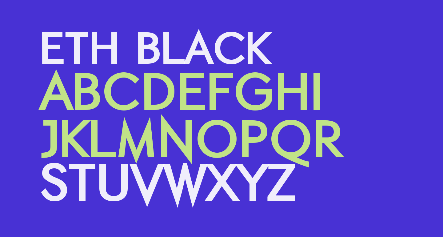 eth black font