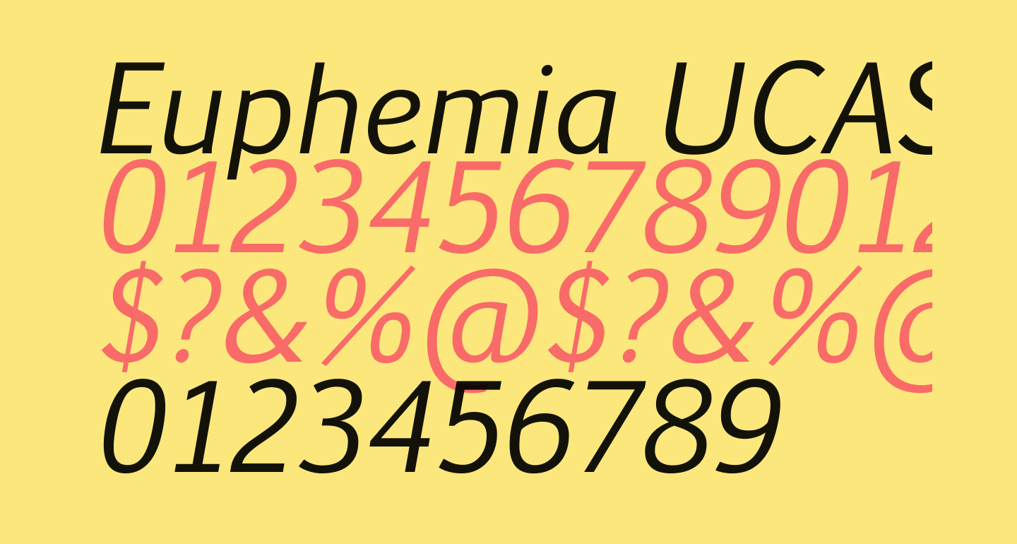 euphemia ucas font free download for mac