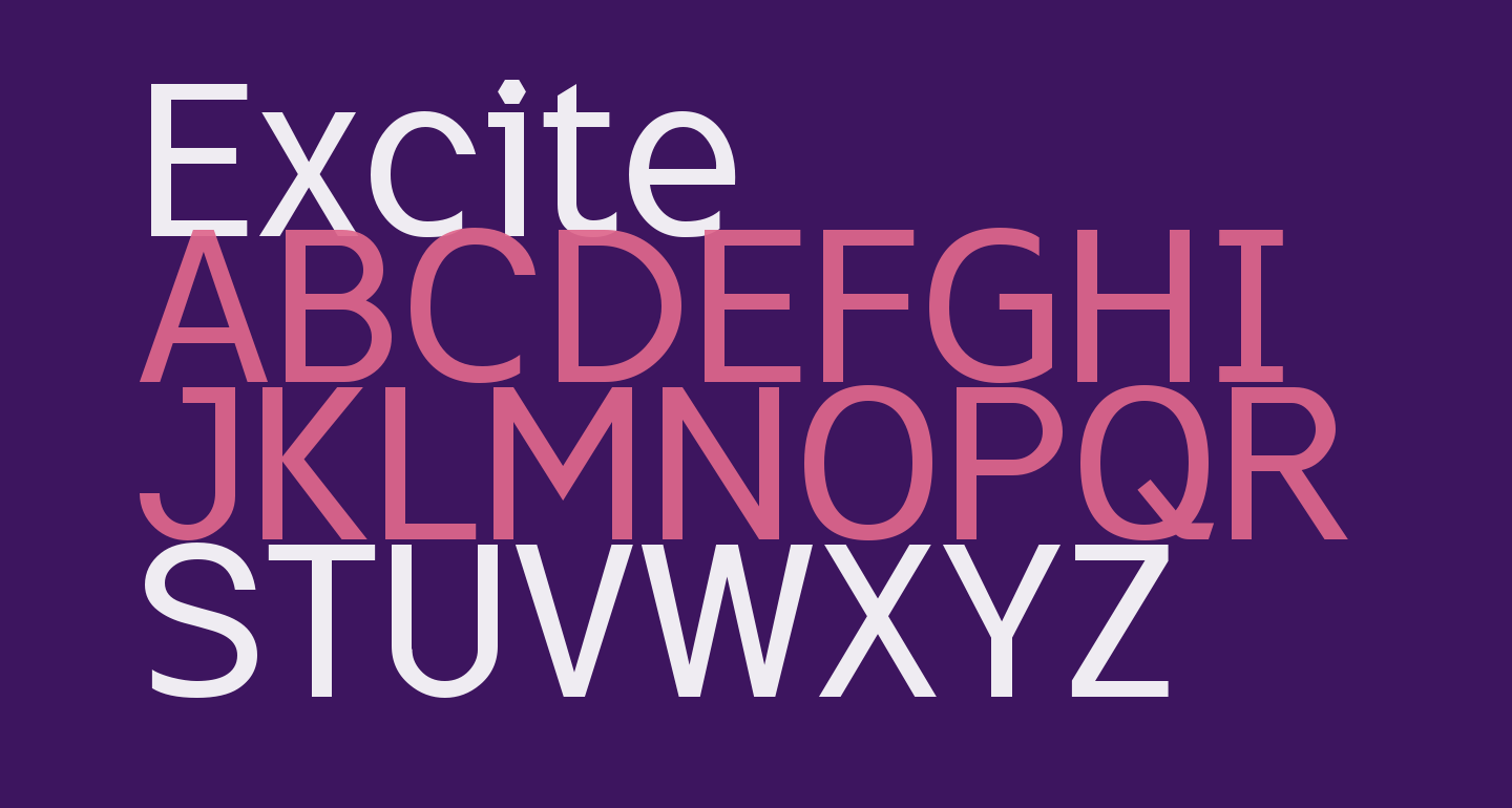 excite-free-font-what-font-is