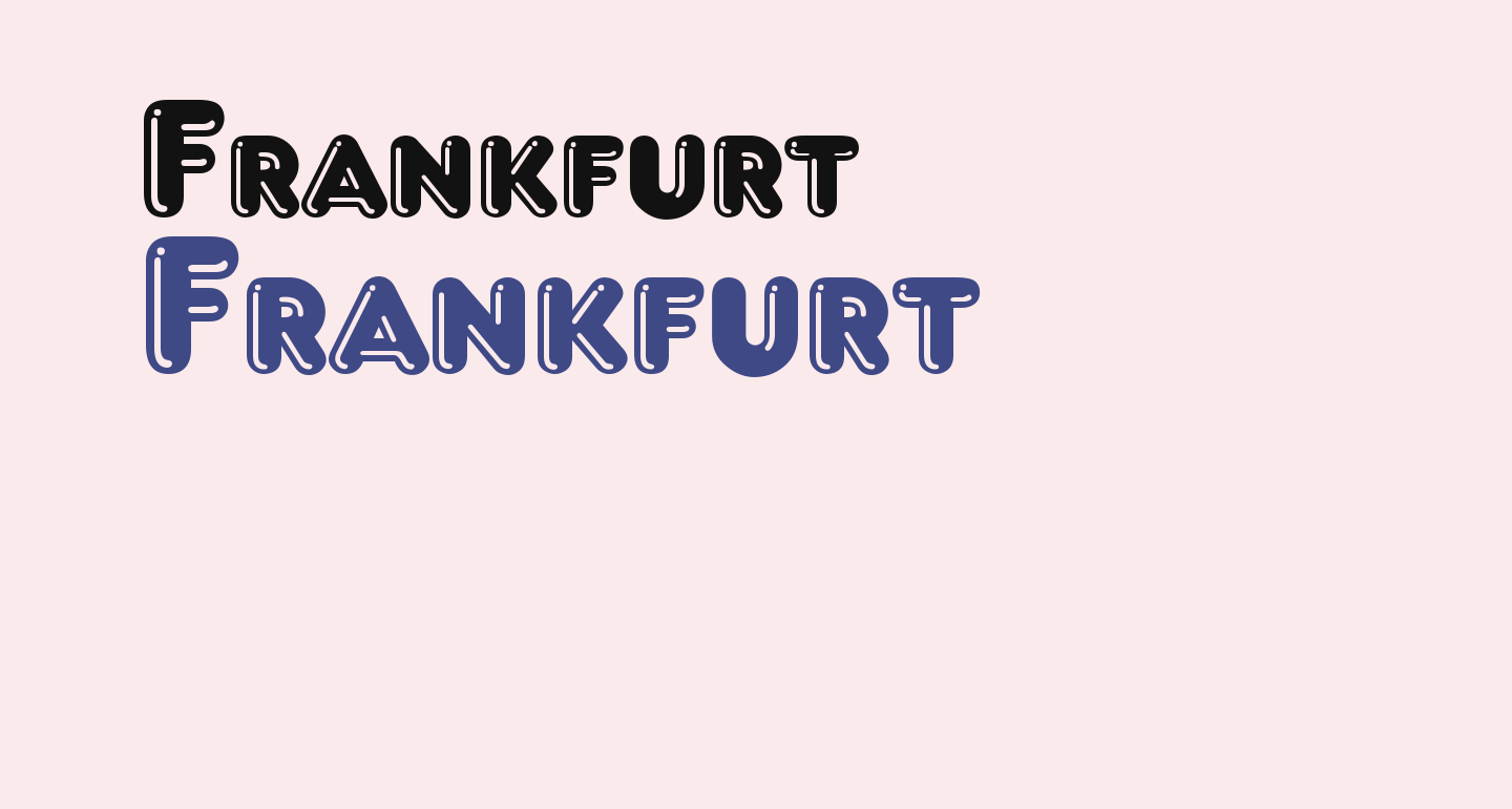 Frankfurt free Font What Font Is