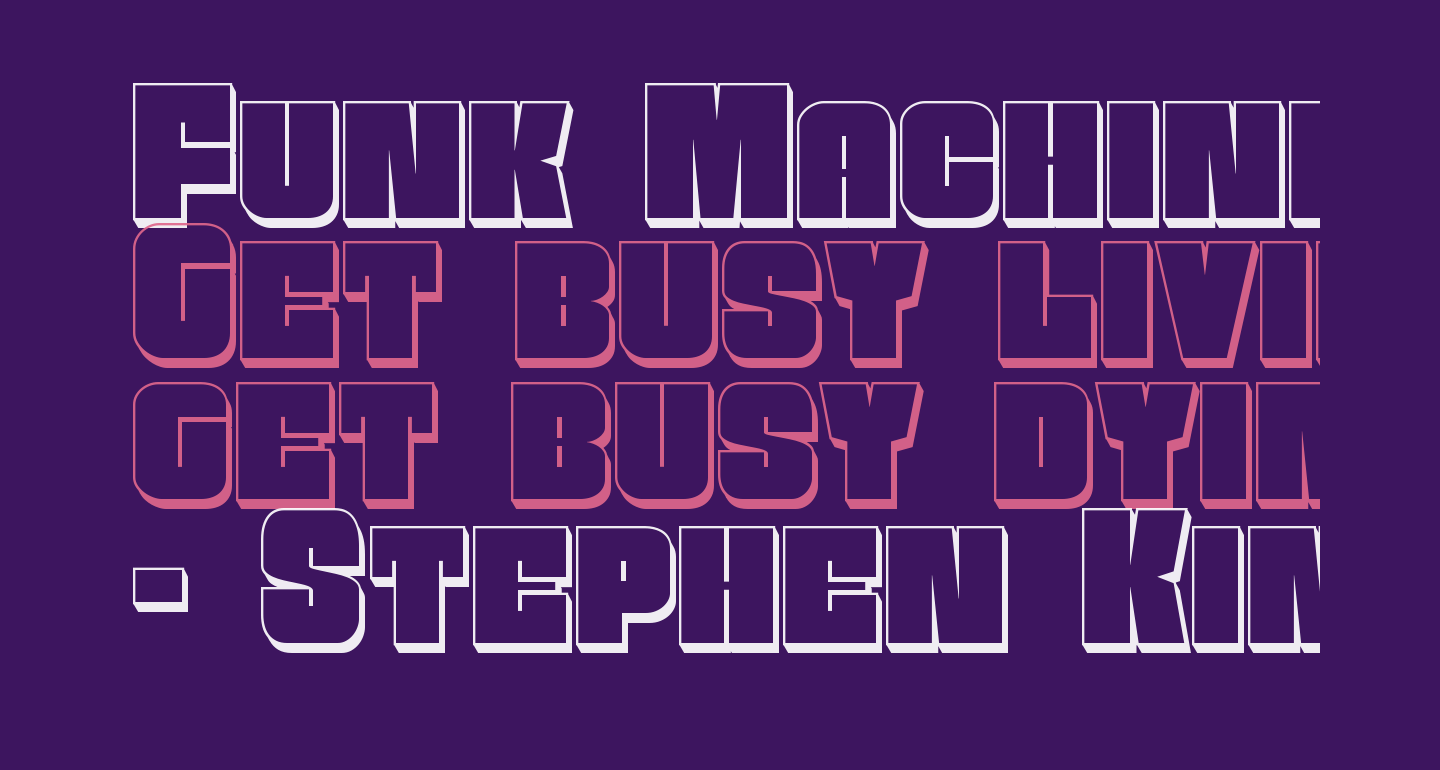 Funk Machine 3D free Font - What Font Is