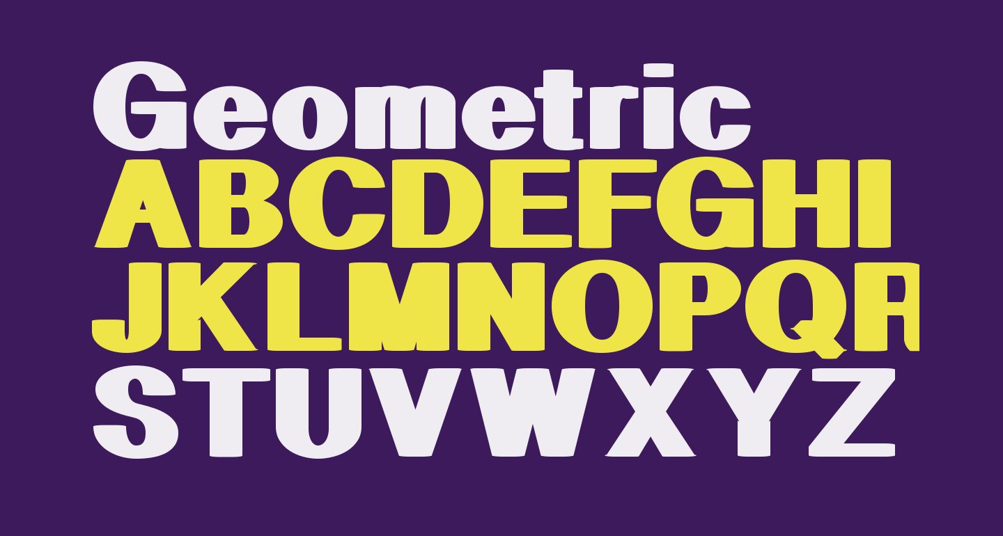 Geometric free Font - What Font Is