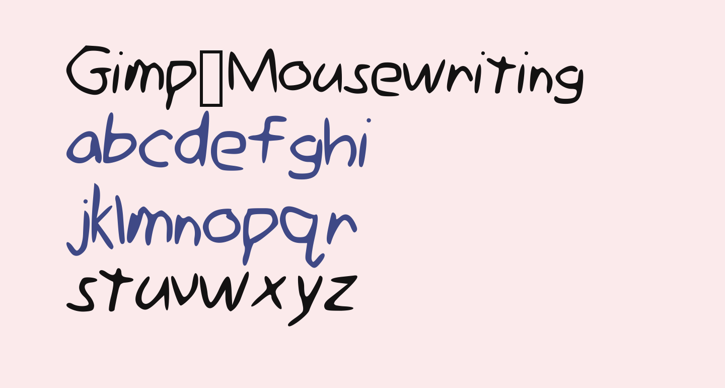 gimp script fonts