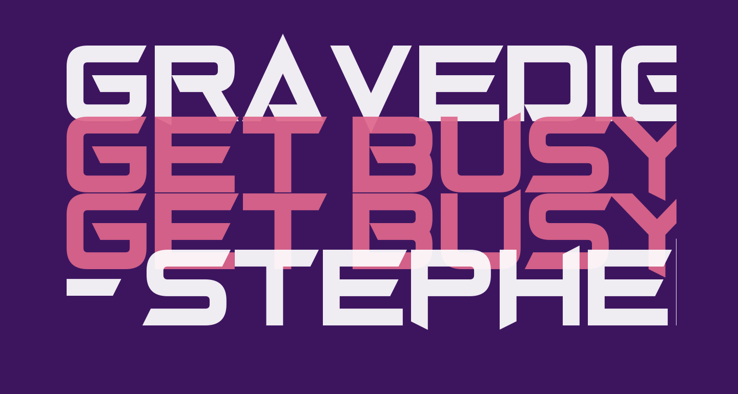 Grave Digger Logo Font