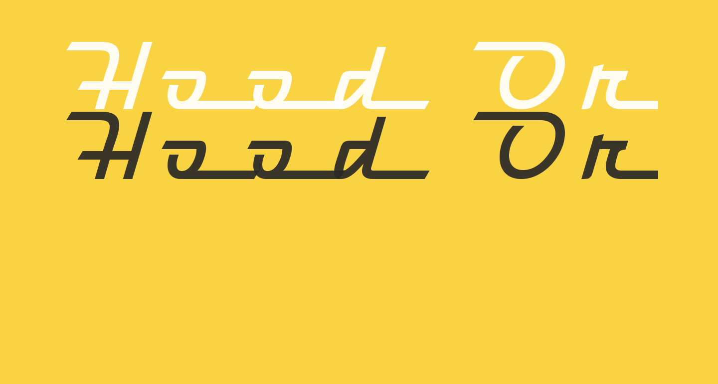 Hood Ornament free Font What Font Is