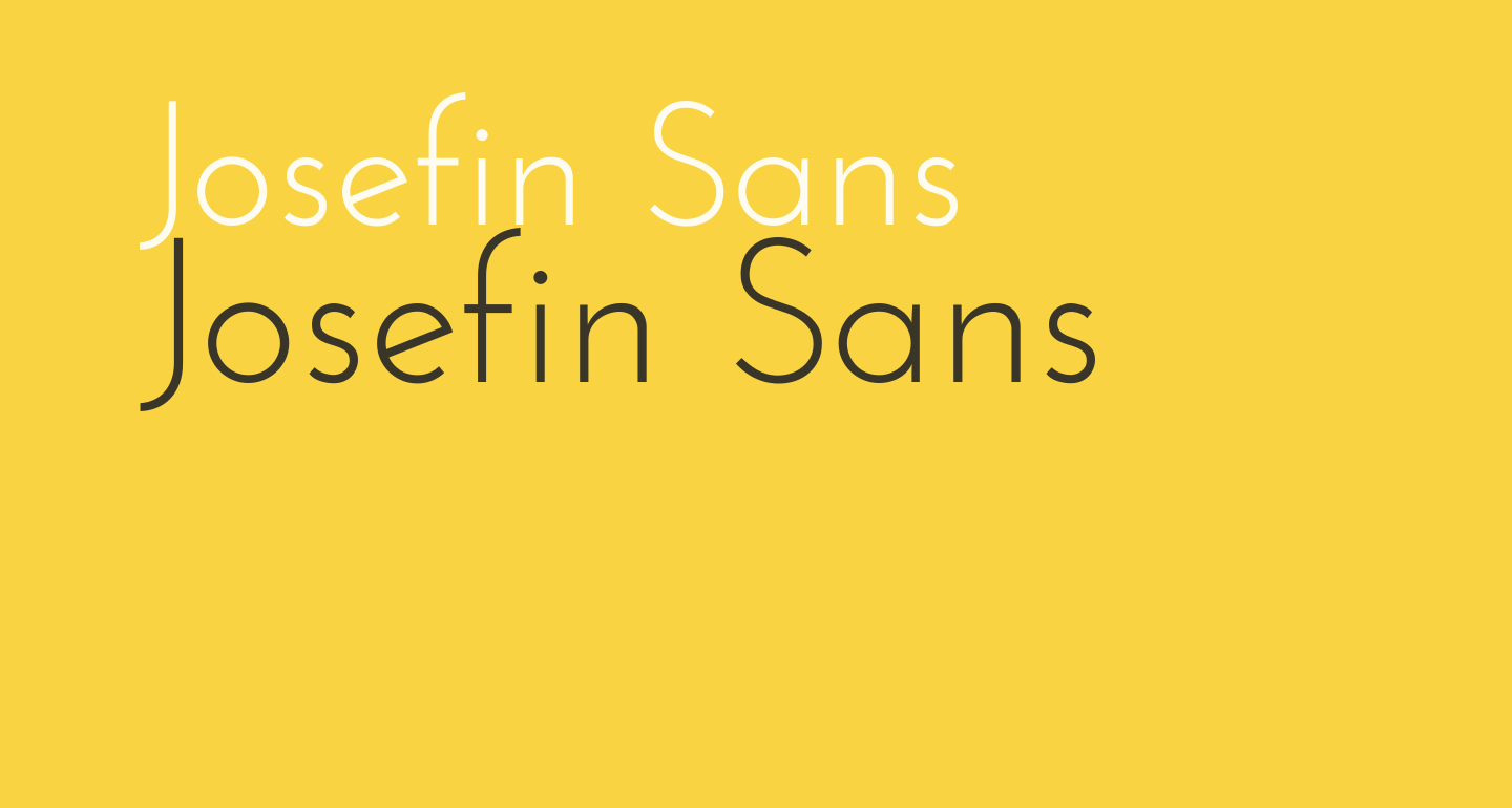 Josefin Sans free Font - What Font Is