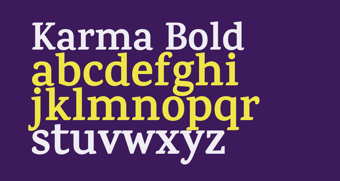 Karma Bold free Font What Font Is