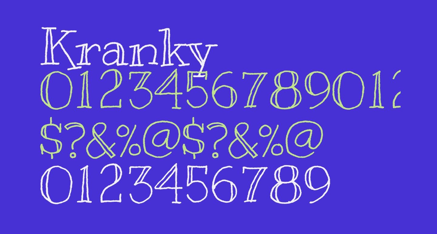 Kranky free Font - What Font Is