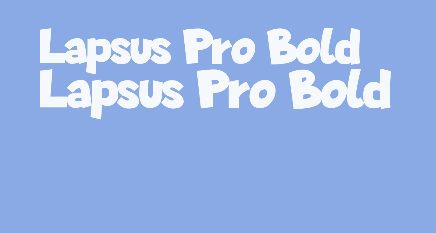 blur pro bold font