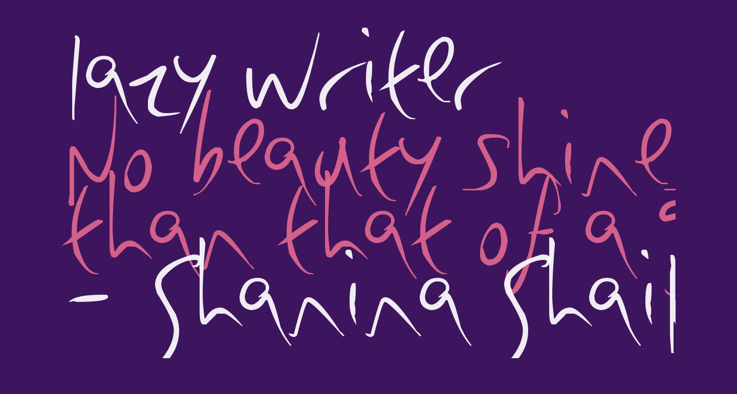 Lazy Writer Free Font What Font Is