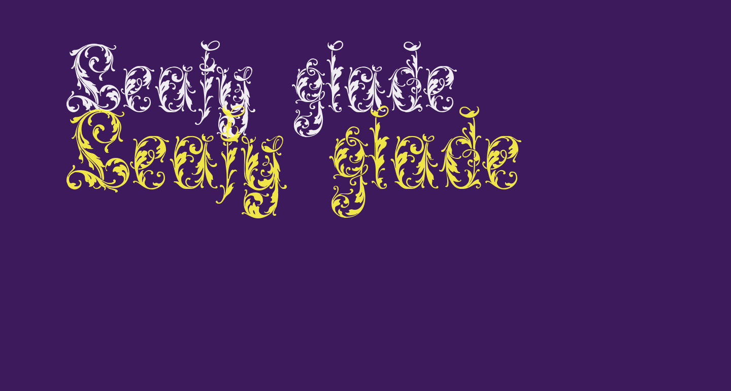 Leafy glade free Font What Font Is