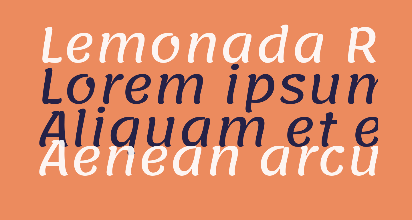 Lemonada Regular free Font What Font Is