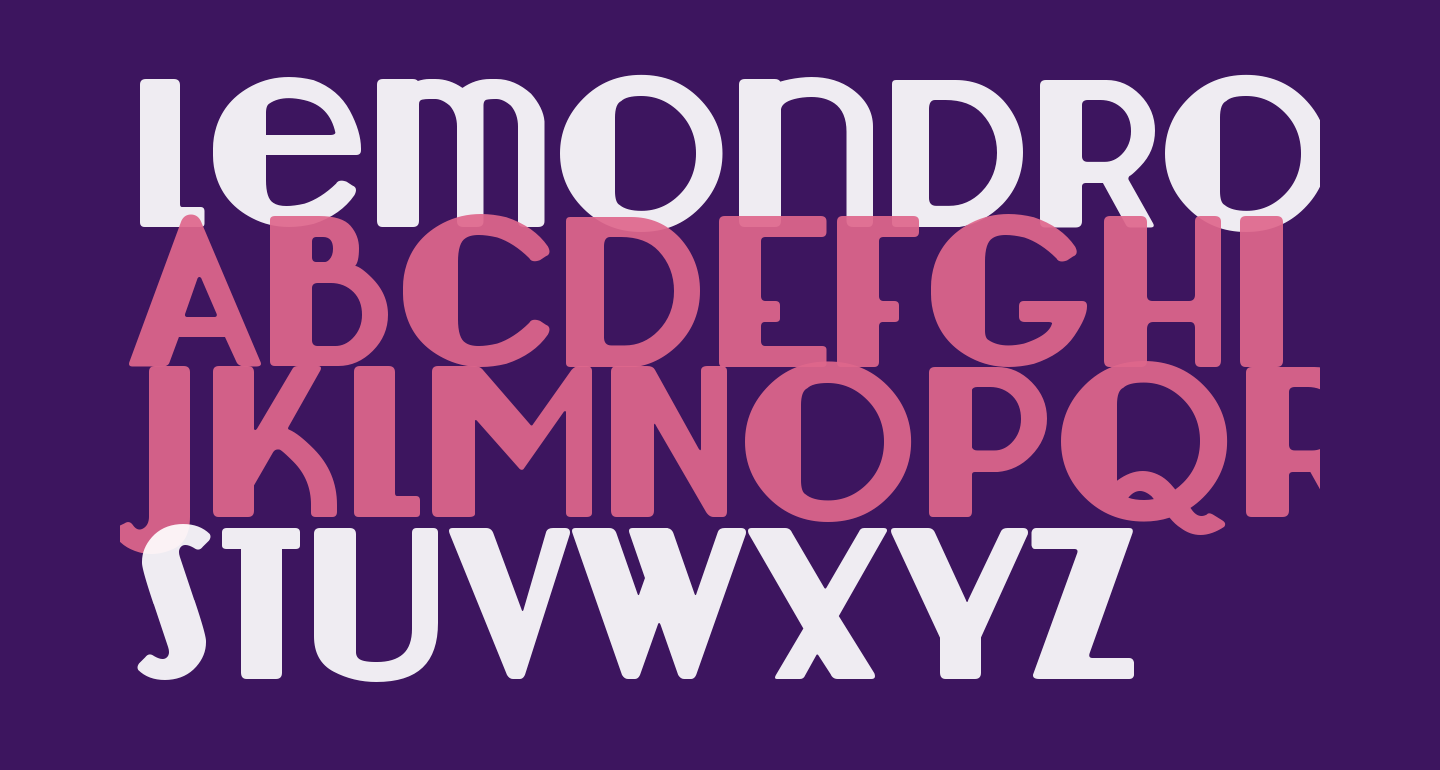 Lemondrop free Font What Font Is