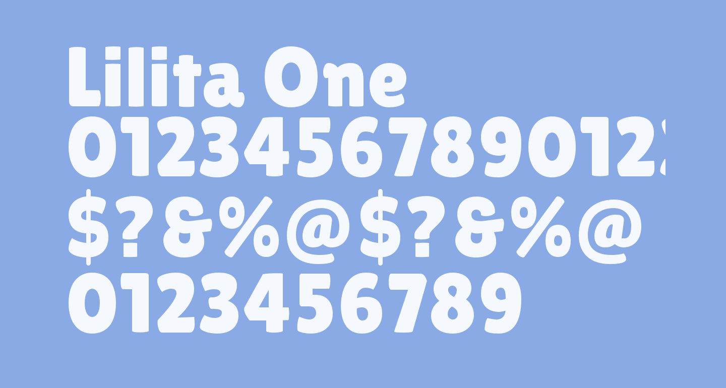 Lilita One free Font - What Font Is