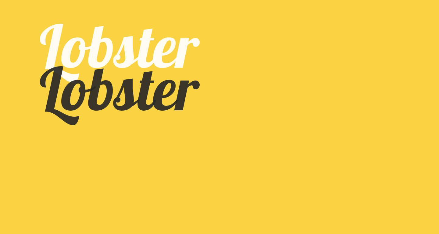 Lobster free Font What Font Is