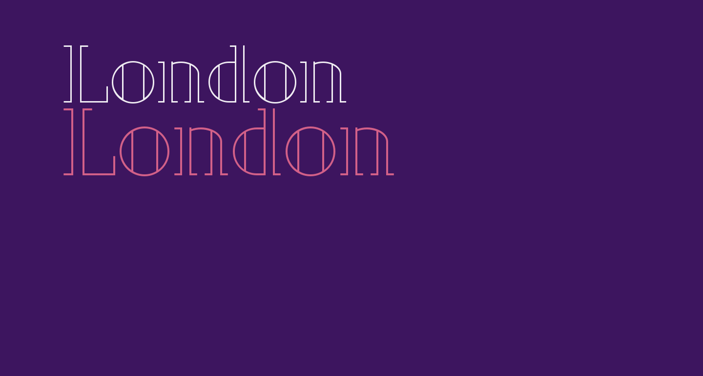 London free Font - What Font Is