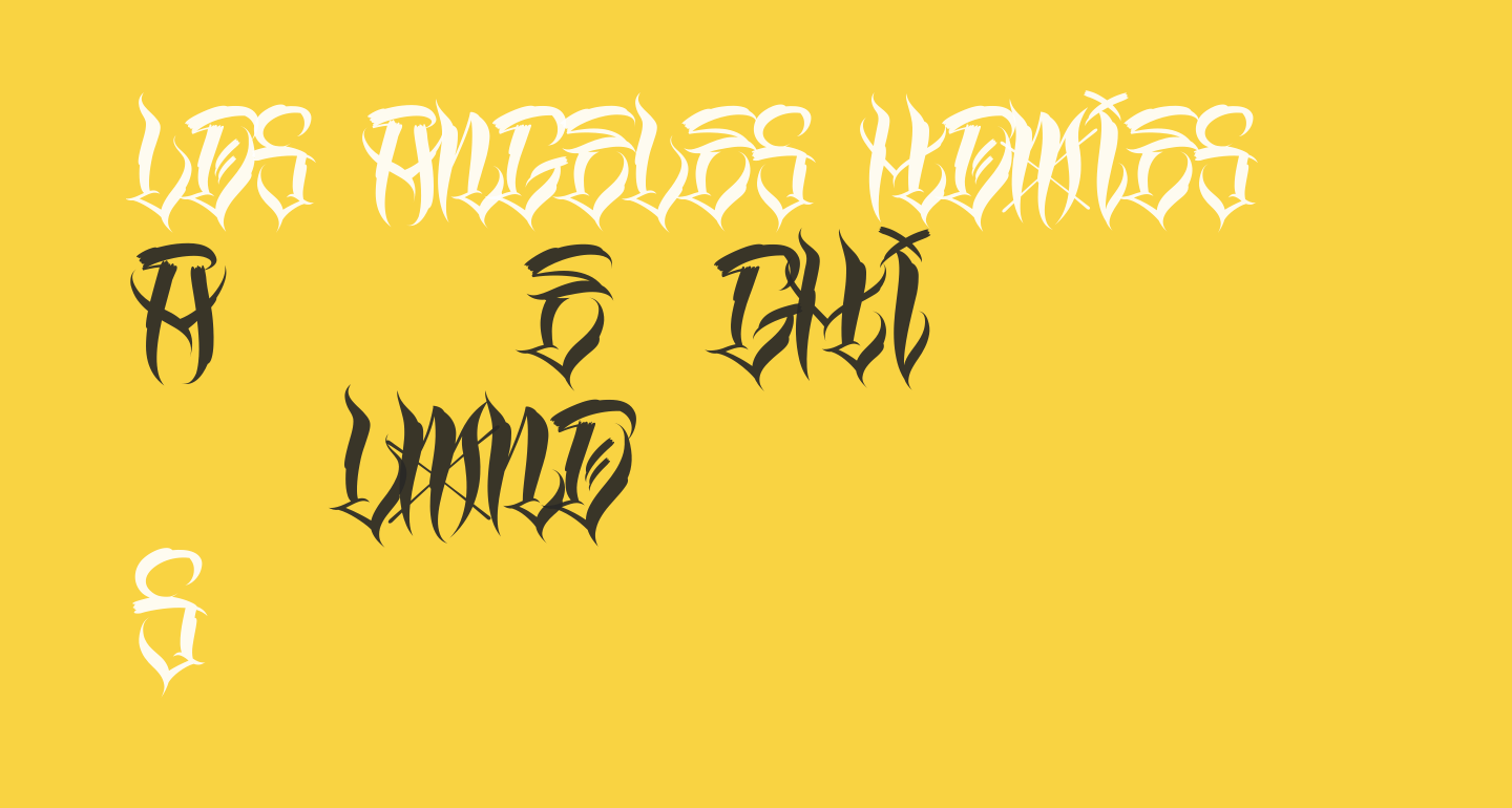 homies logo font old school english letters