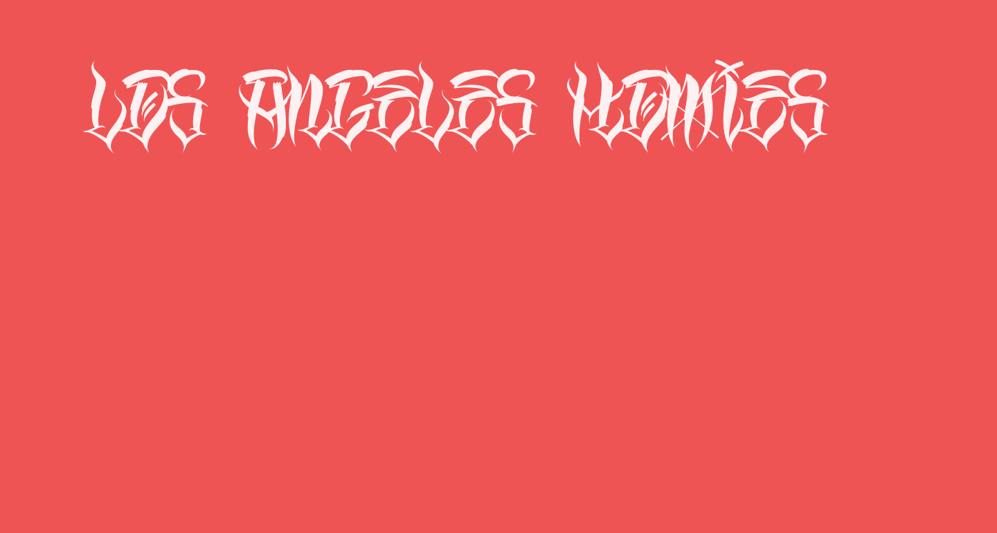 homies logo font old english letters