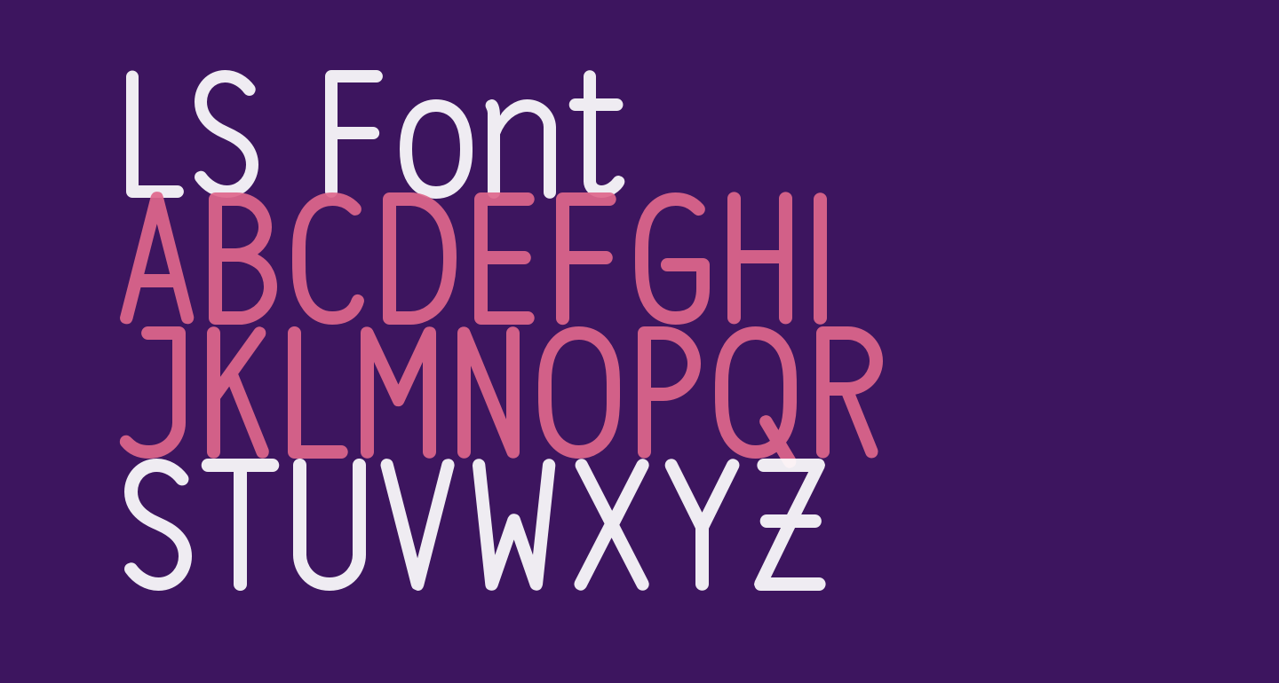 LS free Font - What Font Is