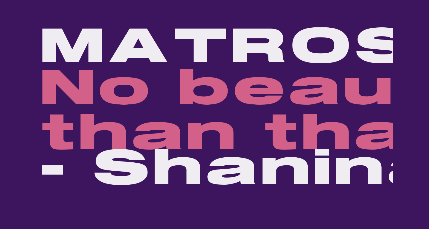 MATROSKA free Font What Font Is