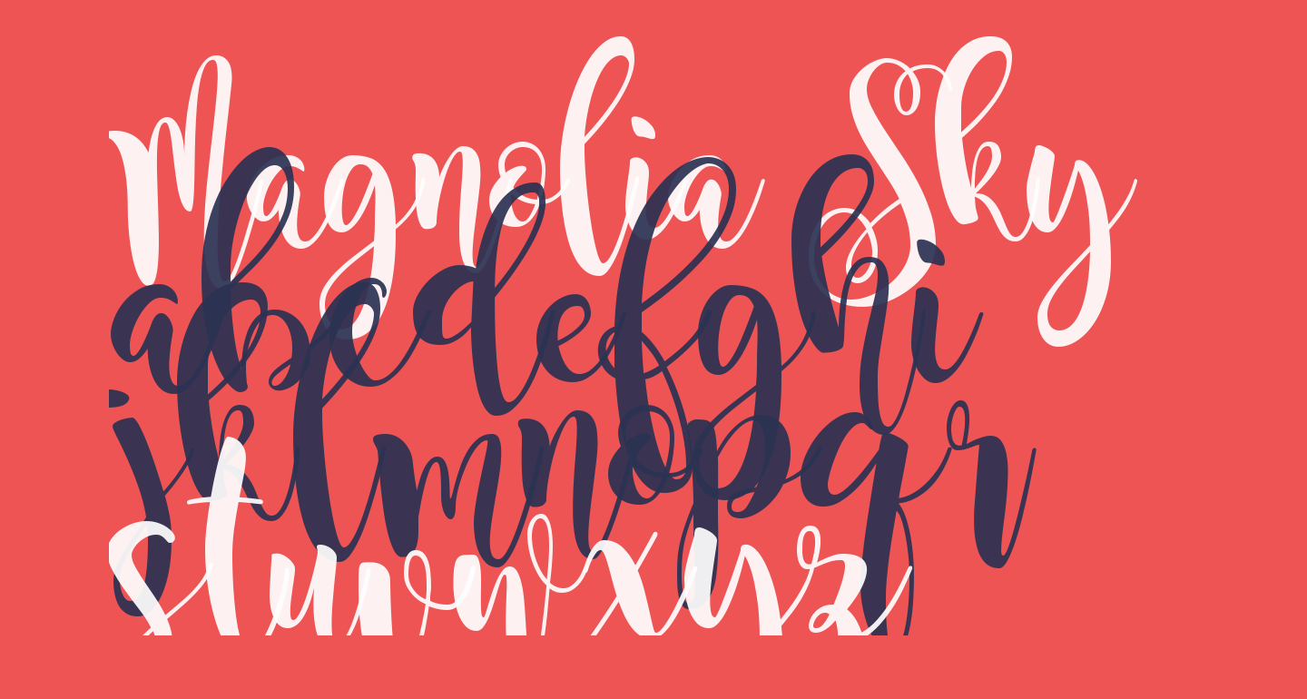 Download Magnolia Sky free Font - What Font Is