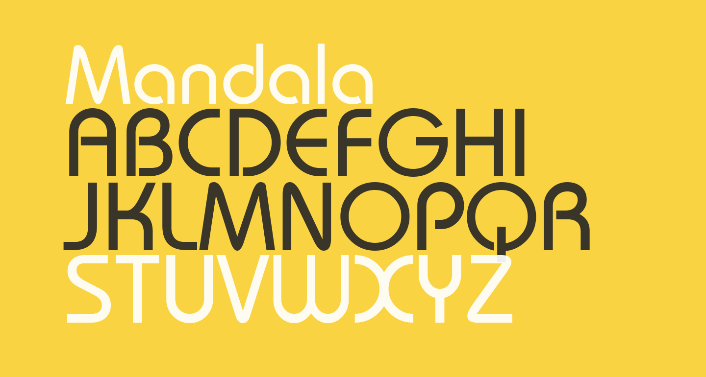 Mandala free Font - What Font Is