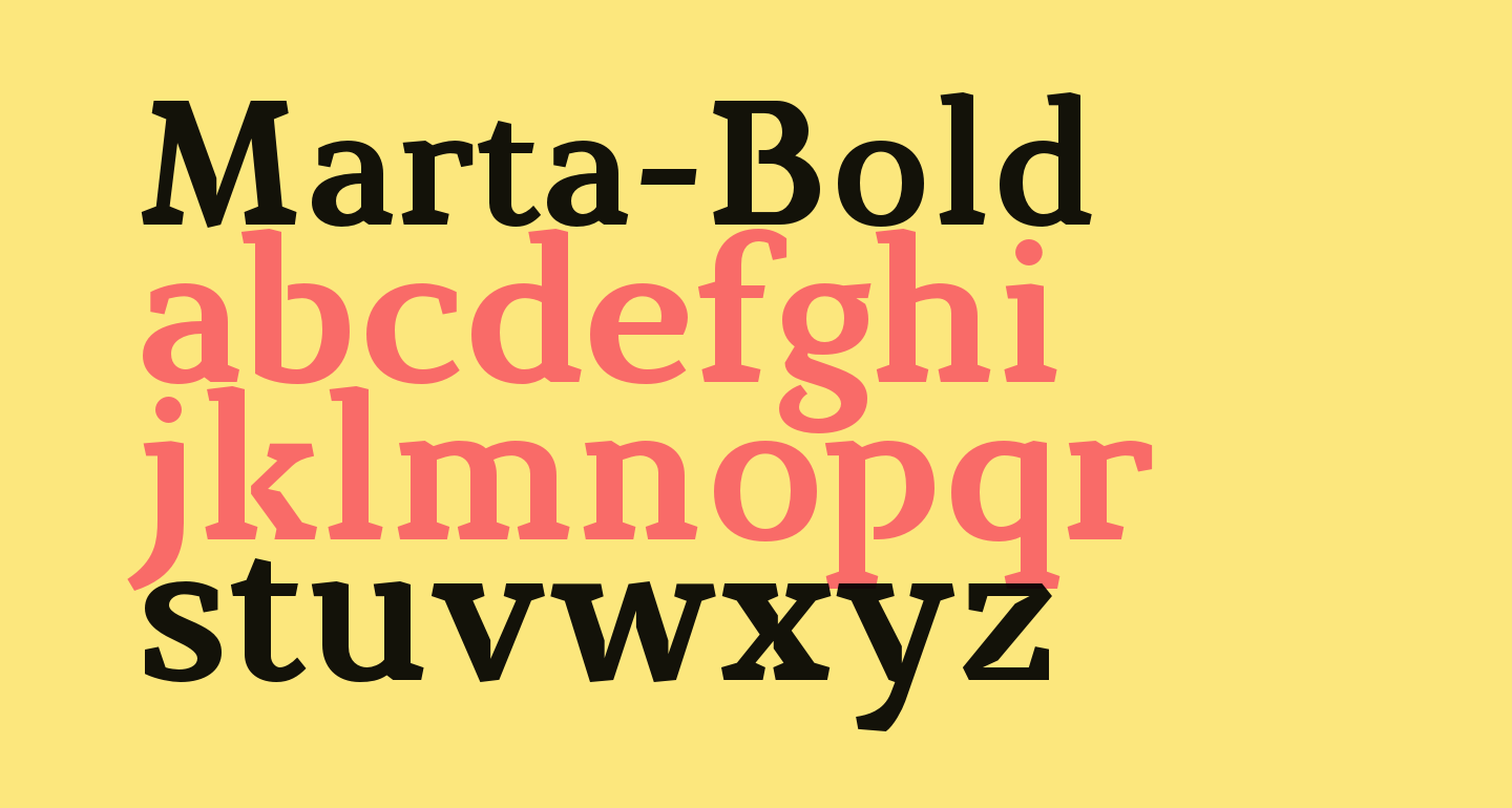 Marta-Bold free Font - What Font Is
