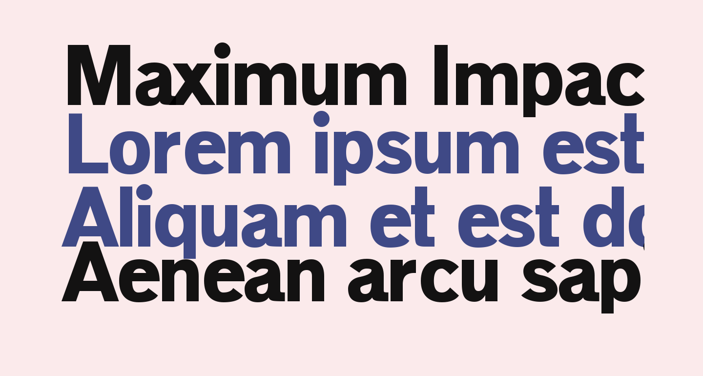 impact italic font free mac
