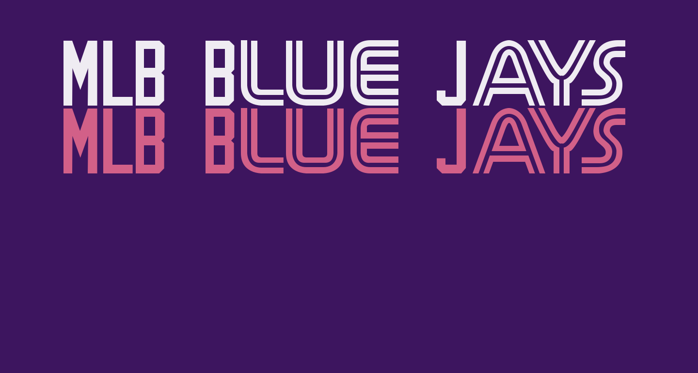 MLB Blue Jays Vintage free Font What Font Is