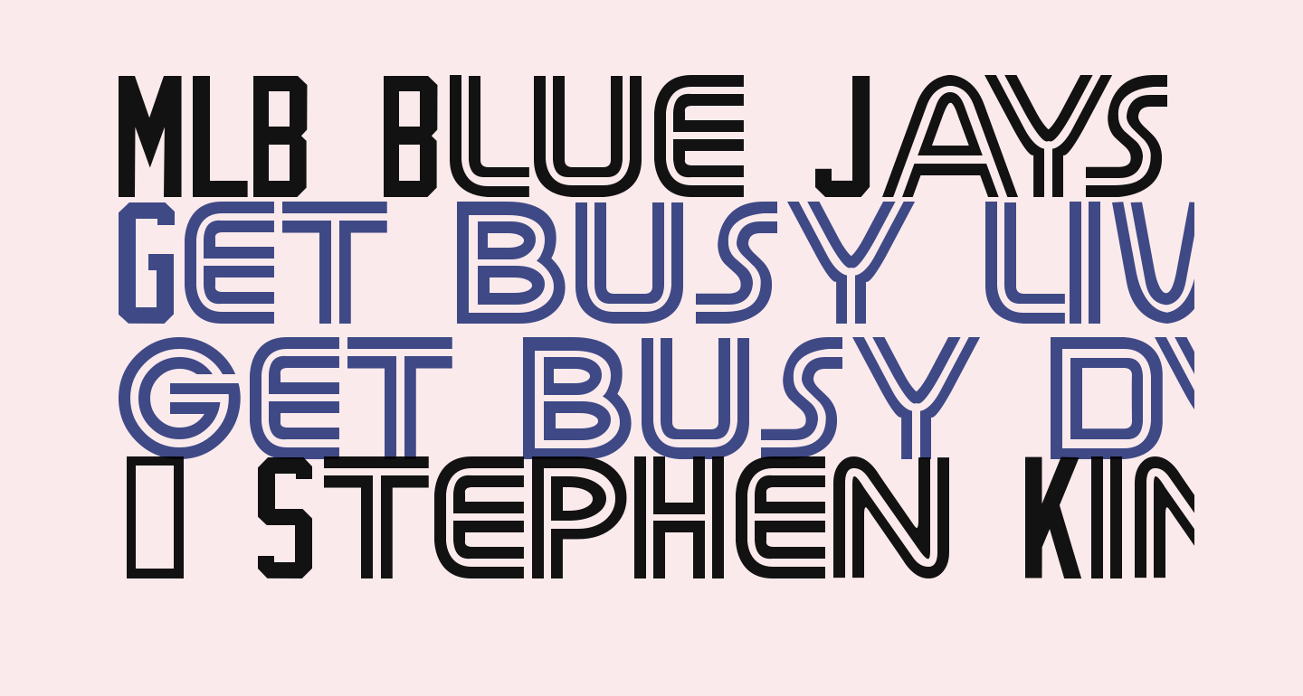 MLB Blue Jays Vintage free Font What Font Is