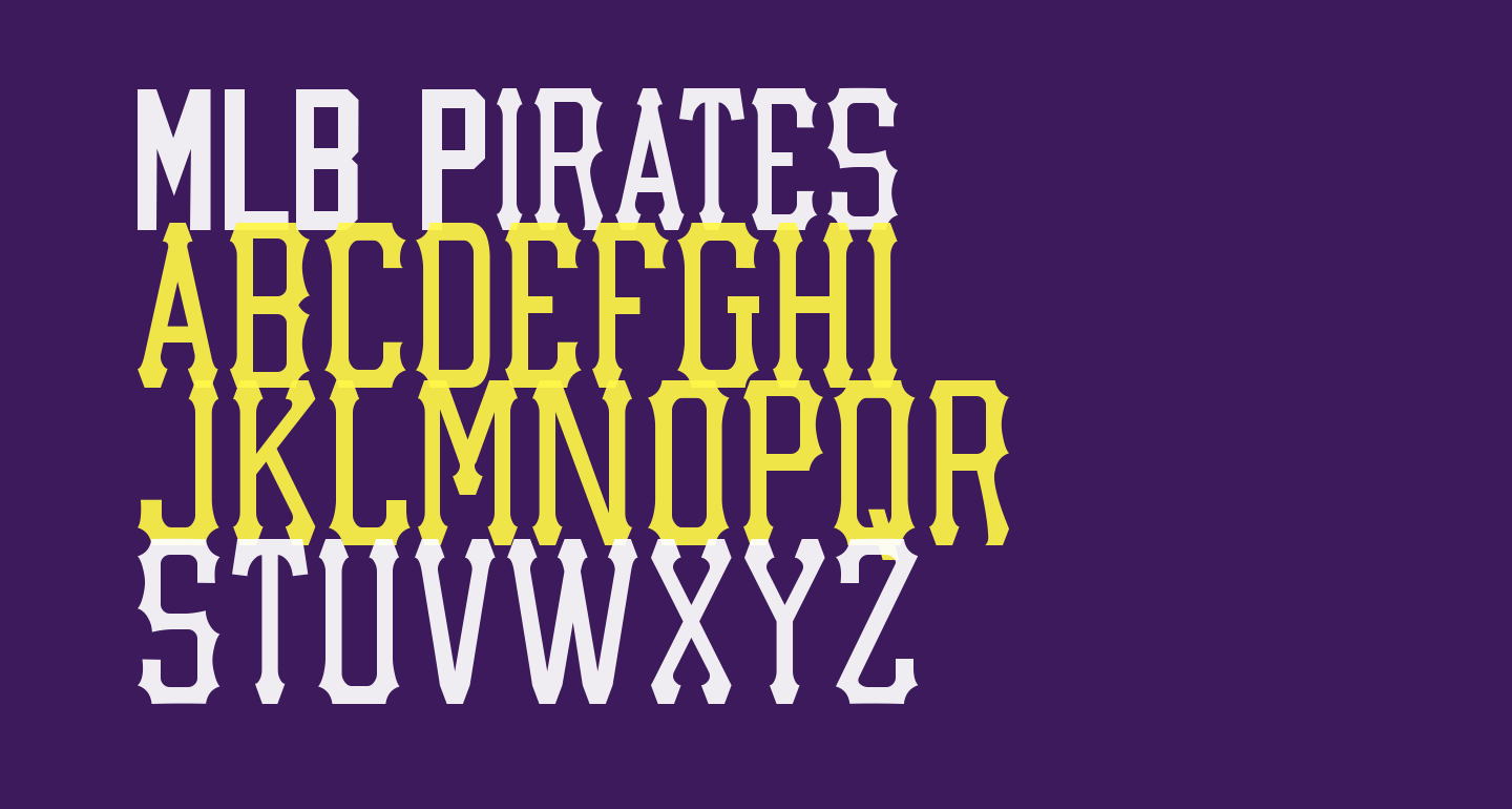 free pittsburgh pirate fonts