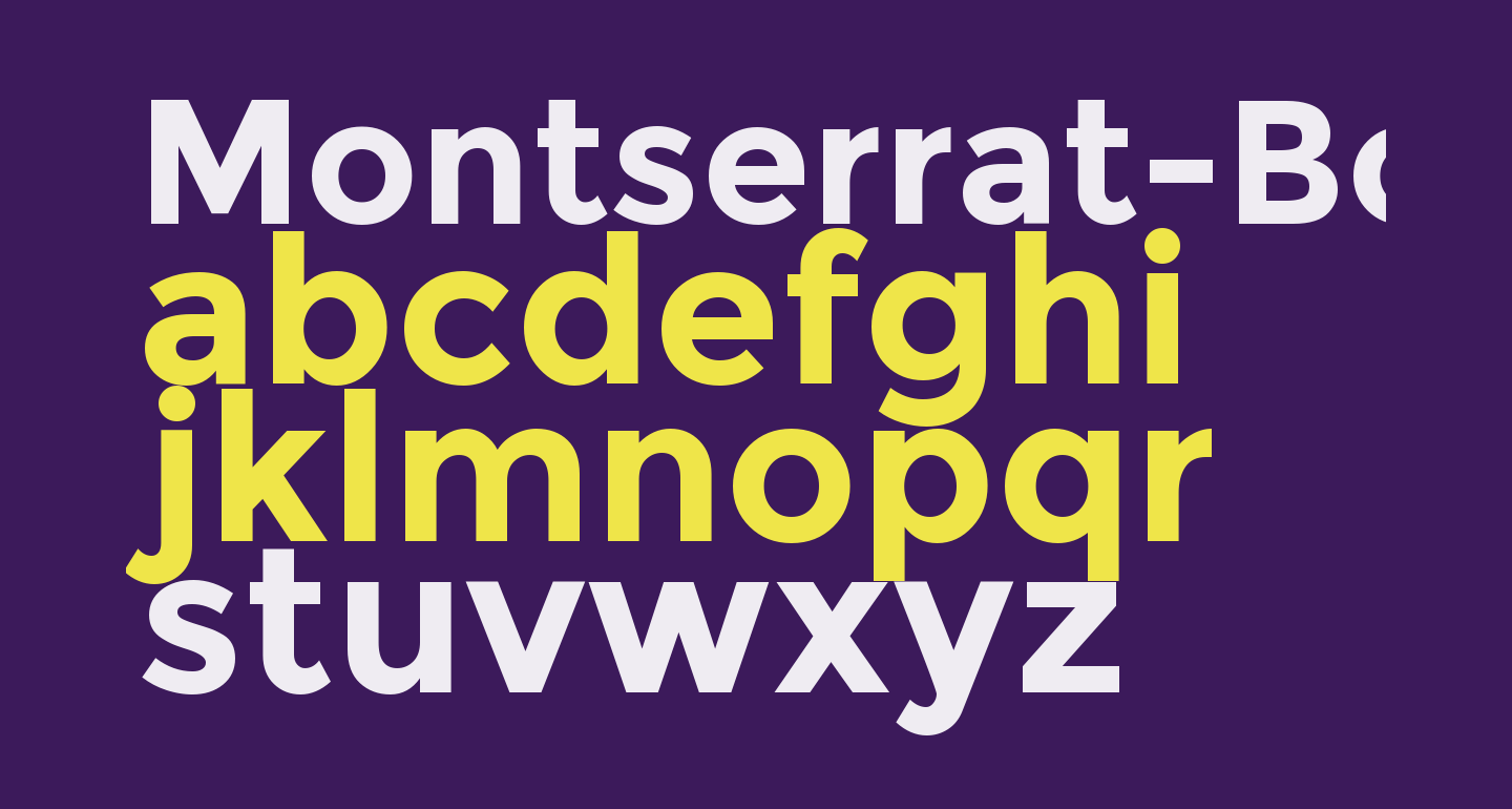 montserrat bold font free