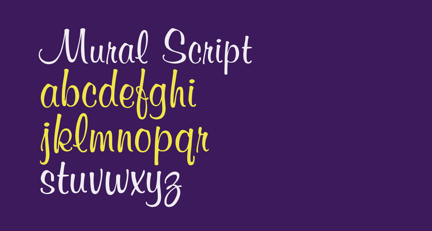 an example of a cookie script font