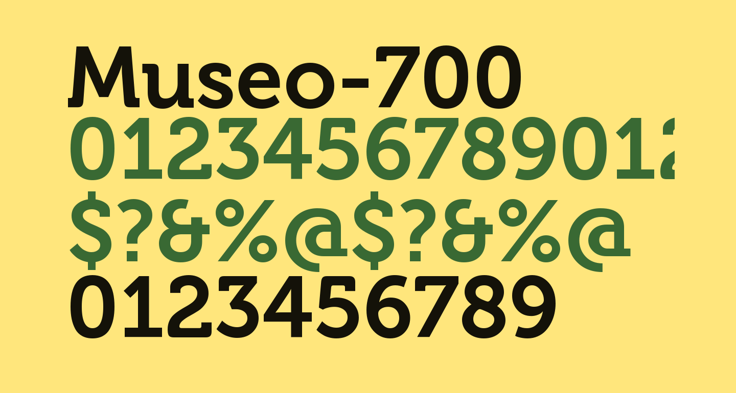 museo 700 font free download