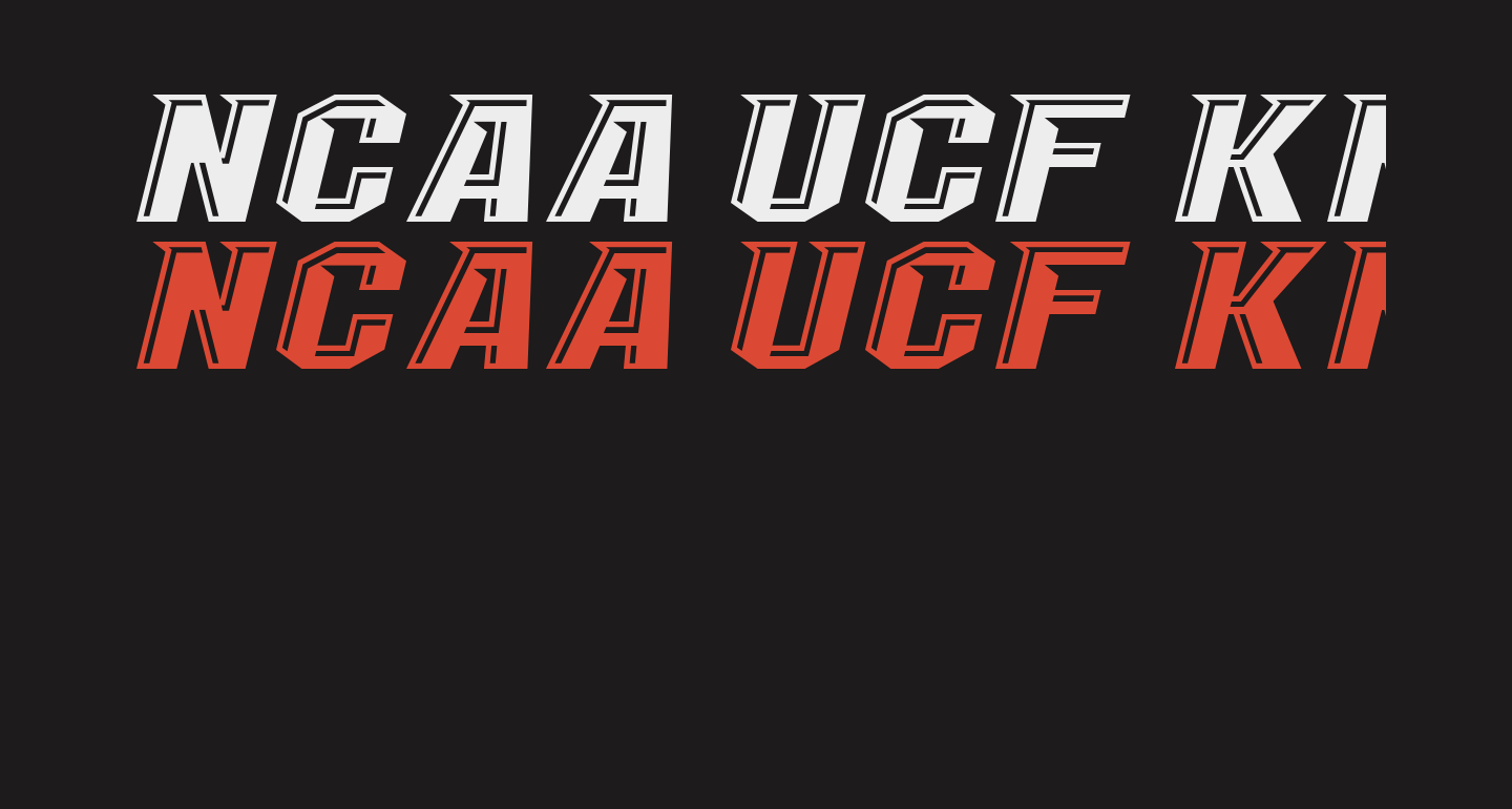 NCAA UCF Knights Undefined free Font - What Font Is