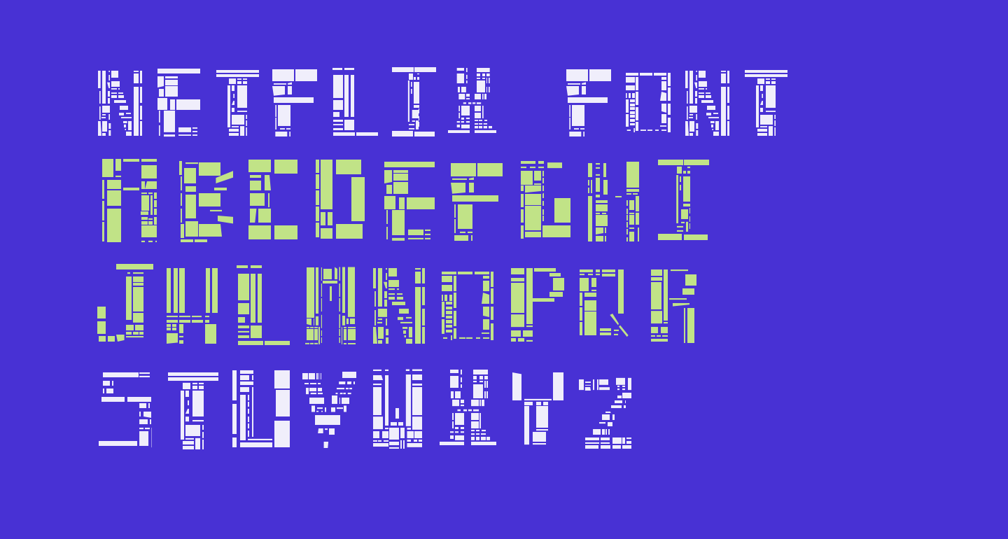 netflix font free